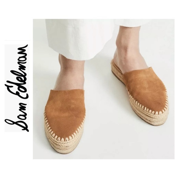 Sam Edelman Gold Espadrilles Slides - Picture 8 of 8